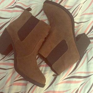 H&M’s booties, never worn! Bottom heels are clean